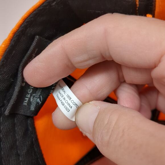 Jurassic World Patch Strapback Hat Orange One Size Universal Studios - Picture 9 of 10